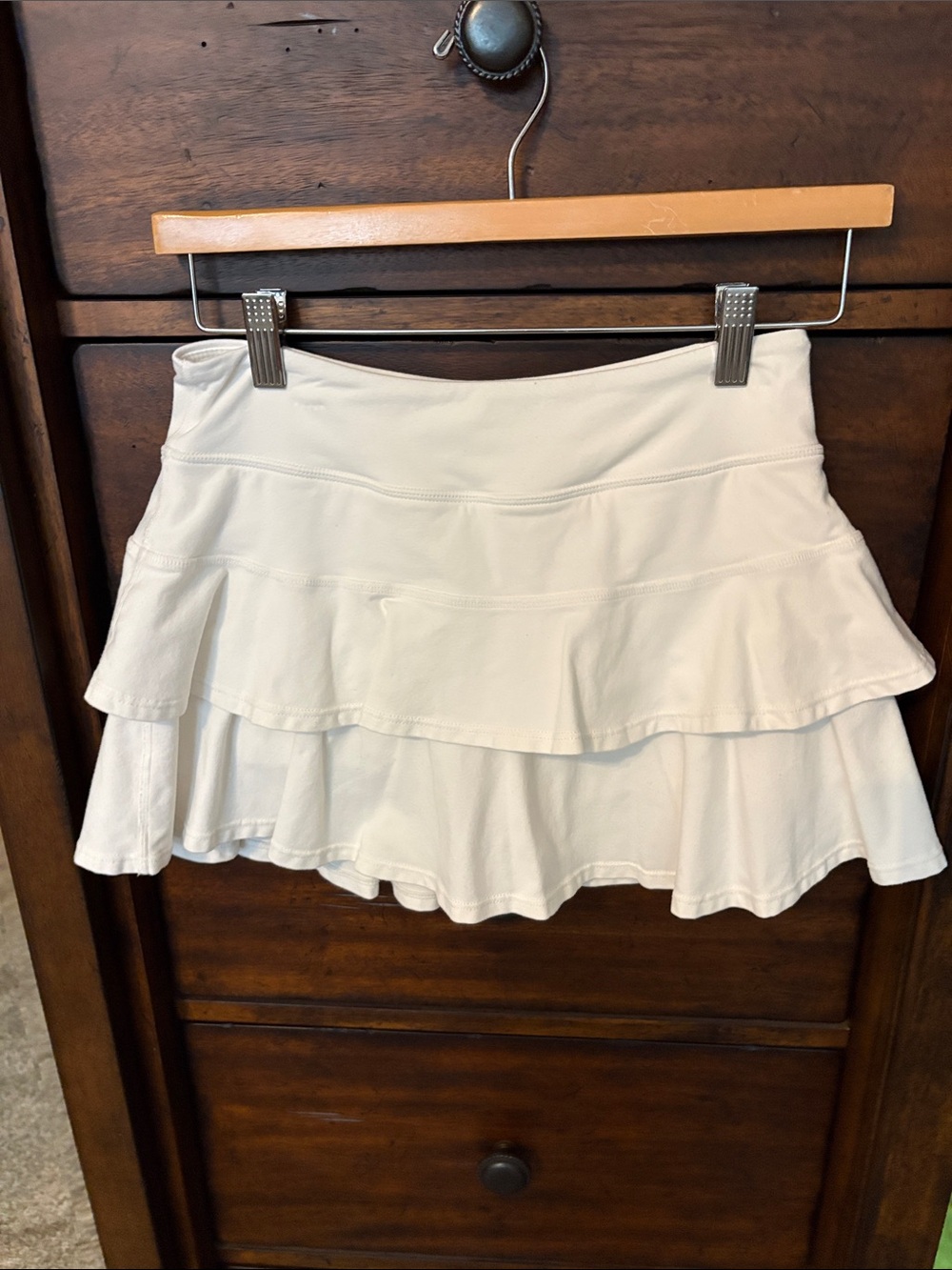 Rese White Tiered Circle Skirt - Tennis/Pickleball